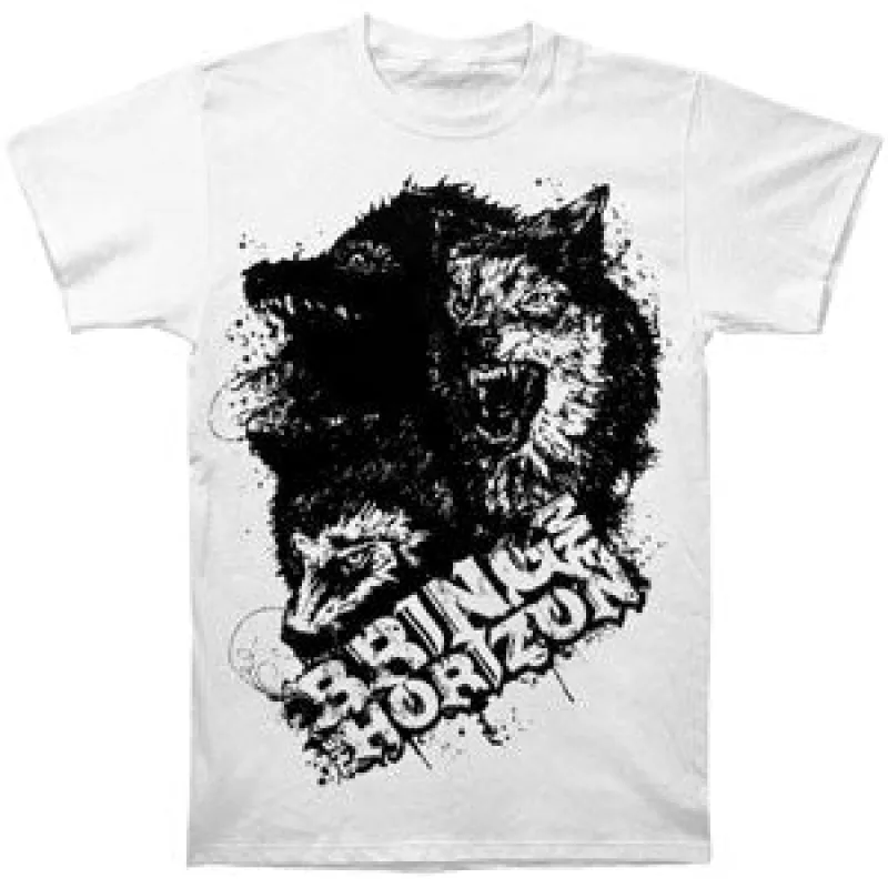 Wolf Snarl Tee Slim Fit T-shirt sold by Rockabilia