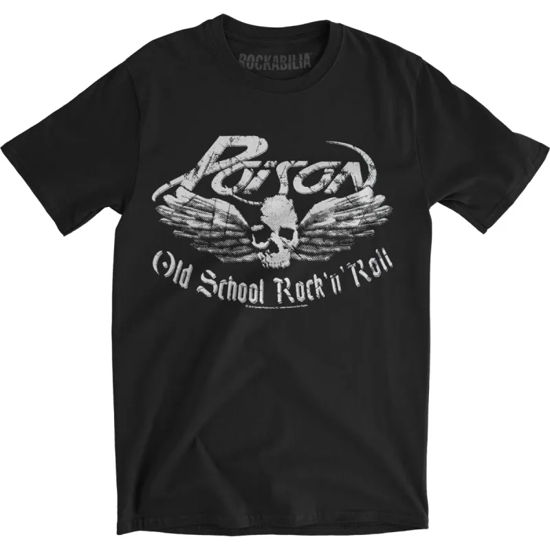 Old School Rock N Roll Slim Fit T-shirt sold by Rockabilia