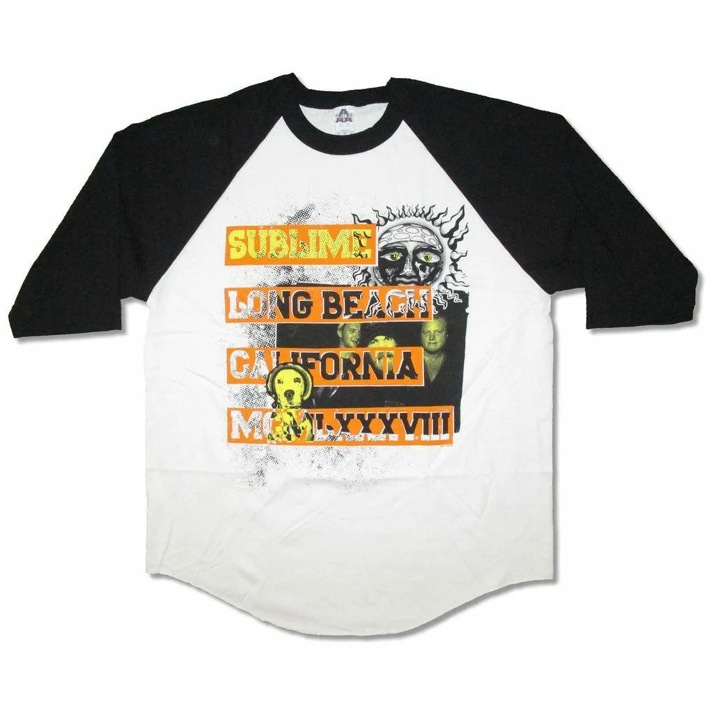 Long Beach California Raglan T-shirt sold by Rockabilia