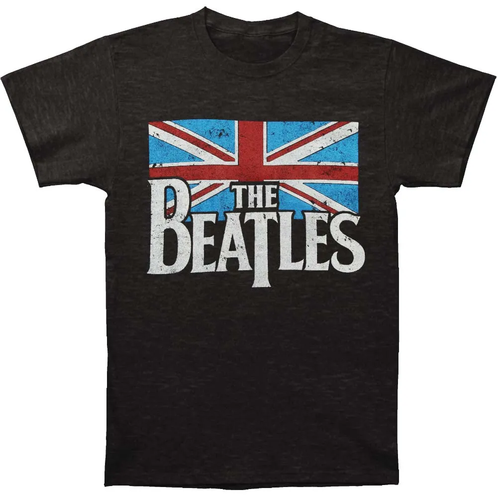 Distressed British Flag Slim Fit T-shirt sold by Rockabilia