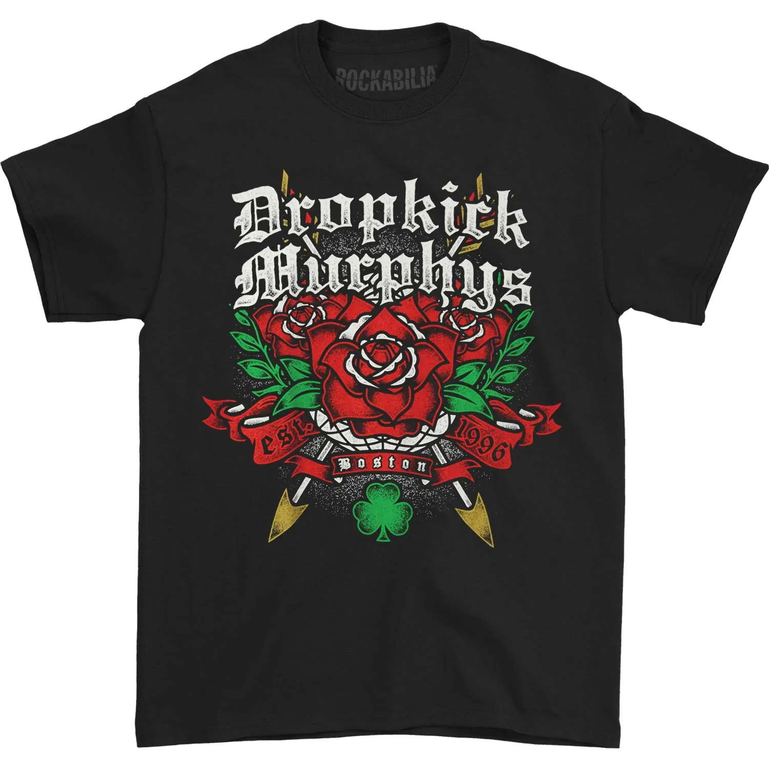 Rose Tattoo Tee T-shirt sold by Rockabilia