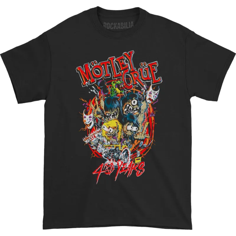 Motley Monsters 40 Years T-shirt sold by Rockabilia