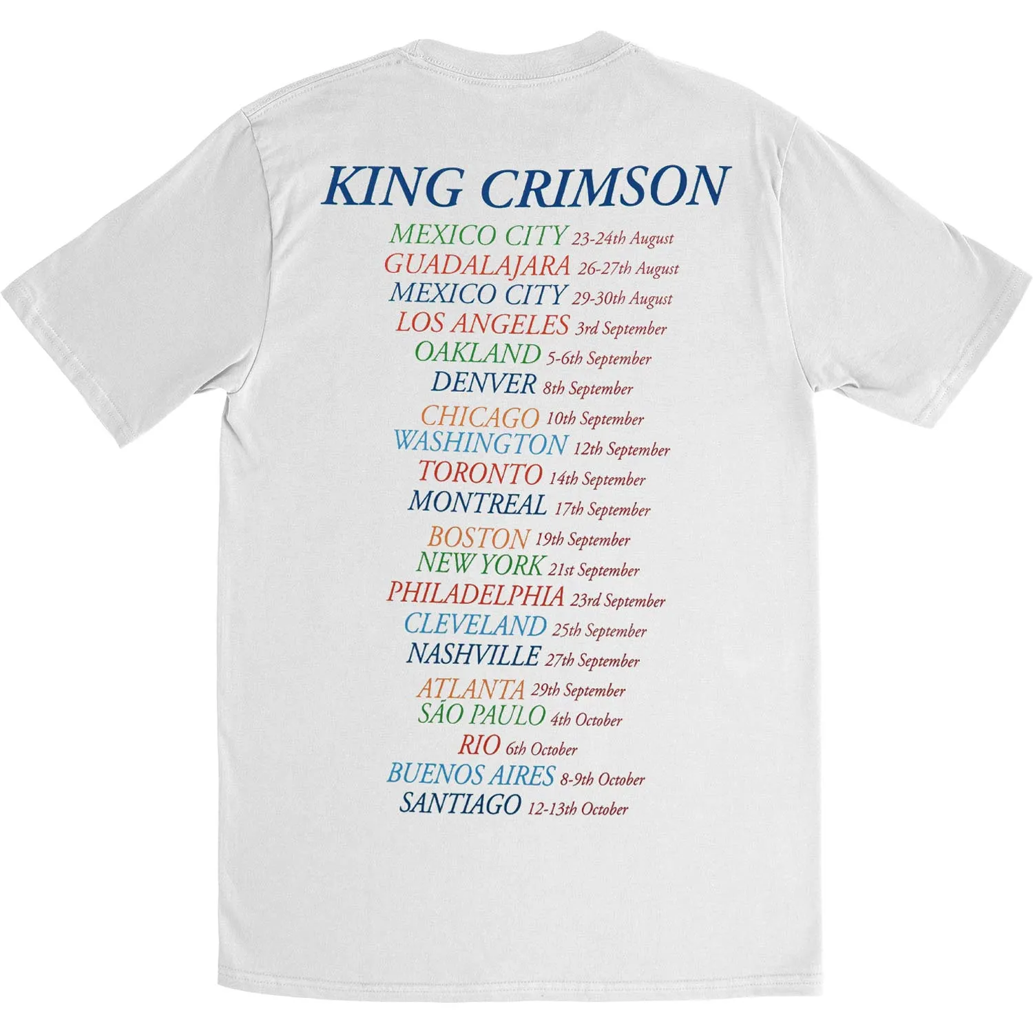 2019 US Tour - Lizard Slim Fit T-shirt sold by Rockabilia product image thumbnail 2