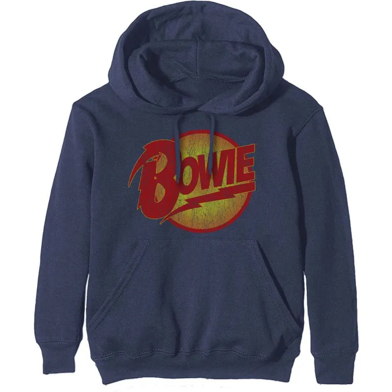 Vintage Diamond Dogs Logo Hooded Sweatshirt sold by Rockabilia