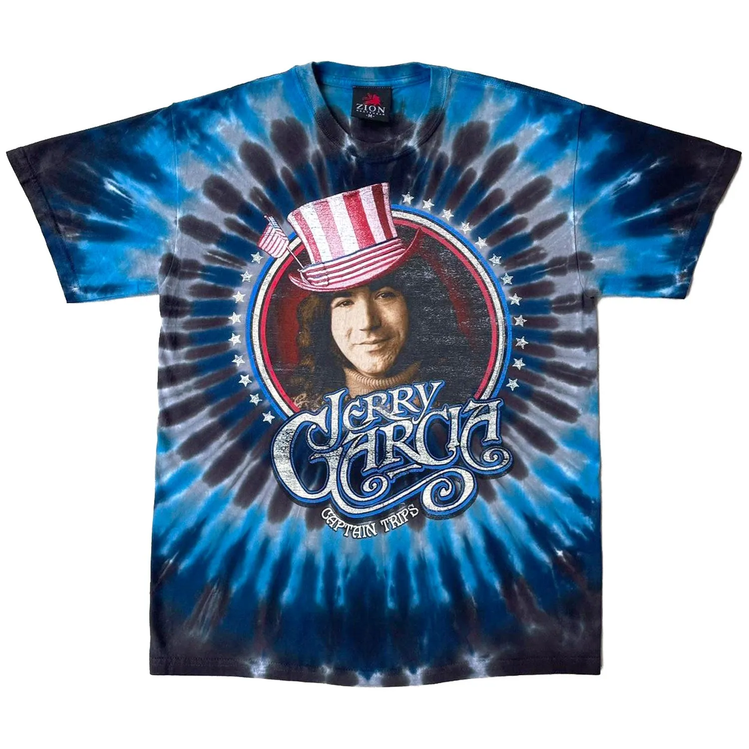 Captain Trips Tie Dye T-shirt sold by Rockabilia
