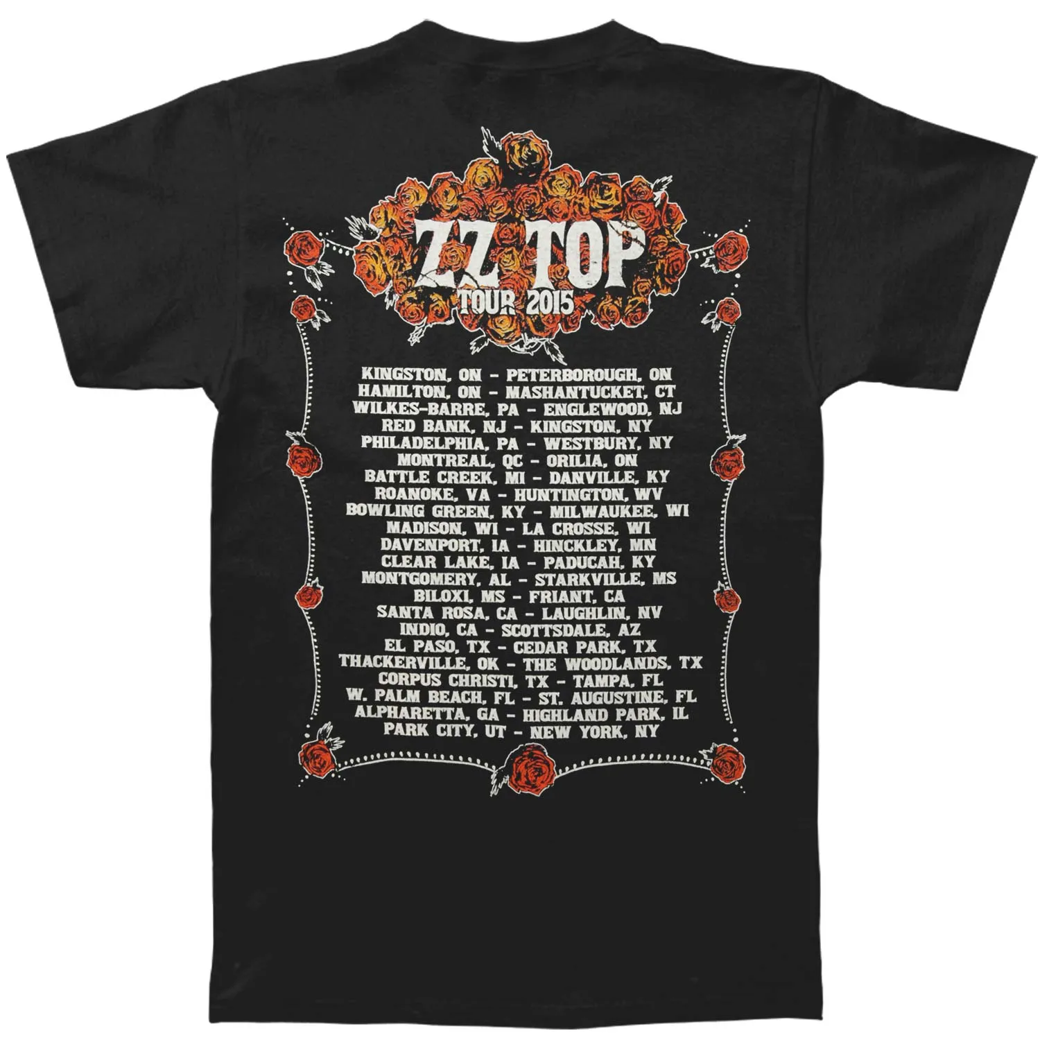 Powered By 2015 Tour T-shirt sold by Rockabilia product image thumbnail 2