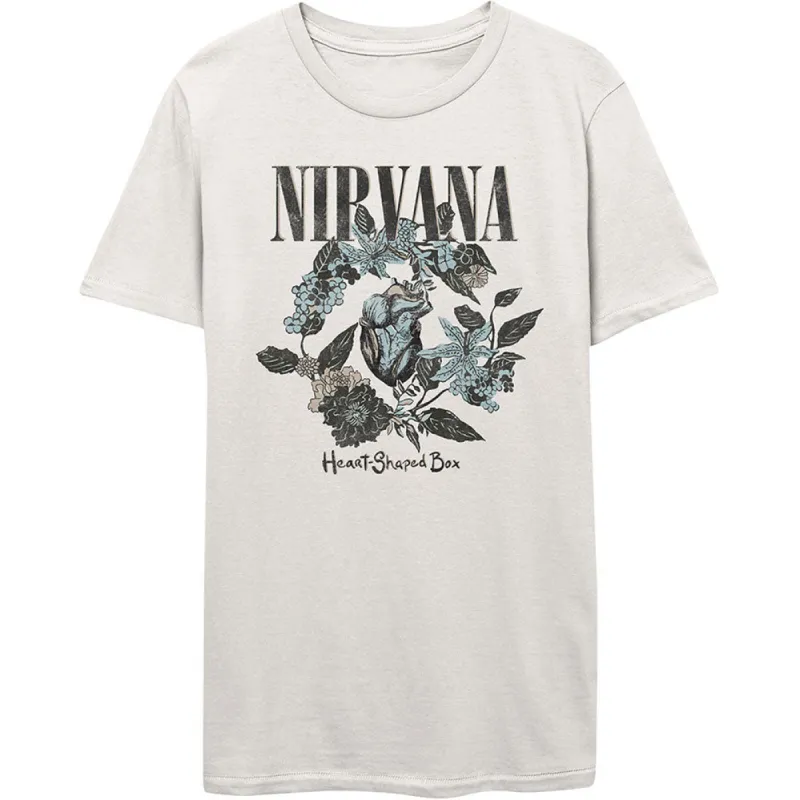 Heart Shape Box Slim Fit T-shirt made by NIRVANA