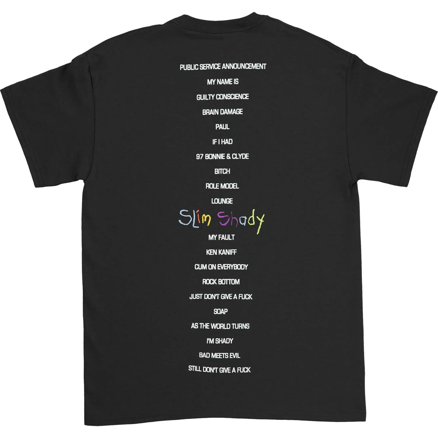 Slim Shady Lp T-shirt sold by Rockabilia product image thumbnail 2