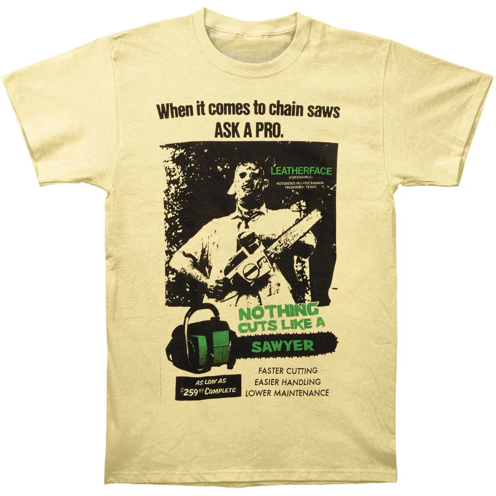 Cuts Like A Sawyer Slim Fit T-shirt sold by Rockabilia