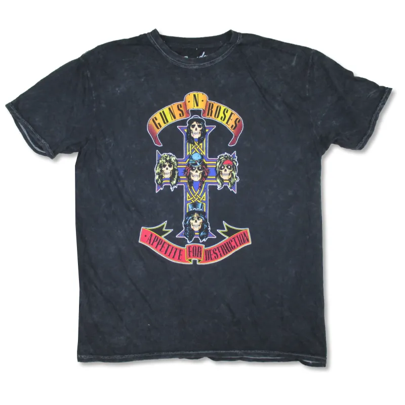 Cross Stonewashed T-shirt sold by Rockabilia