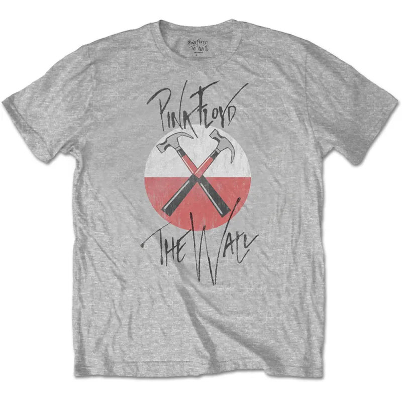 The Wall Faded Hammers Logo Slim Fit T-shirt sold by Rockabilia