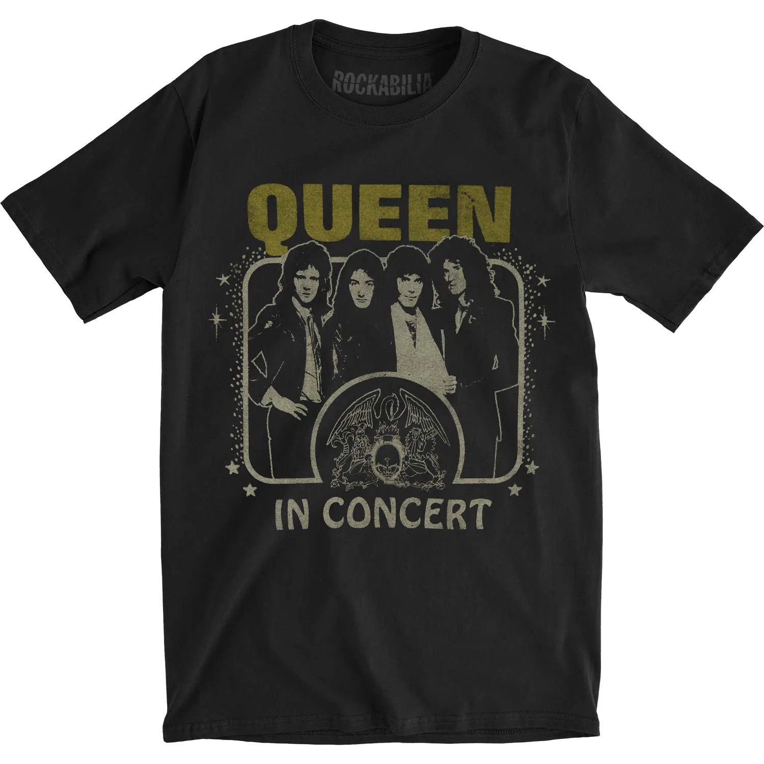 Queen In Concert Slim Fit T-shirt sold by Rockabilia