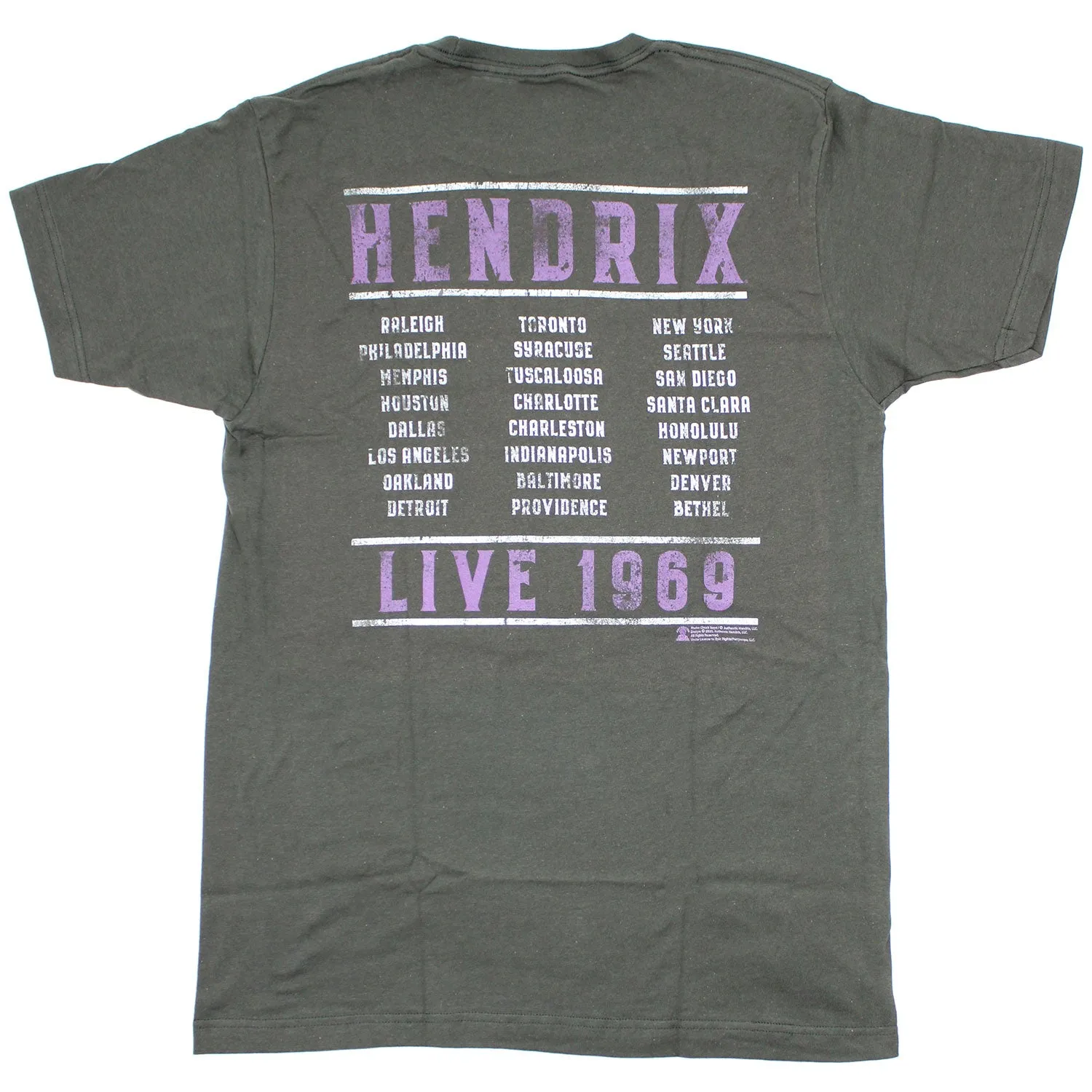 Live 1969 T-shirt sold by Rockabilia product image thumbnail 2