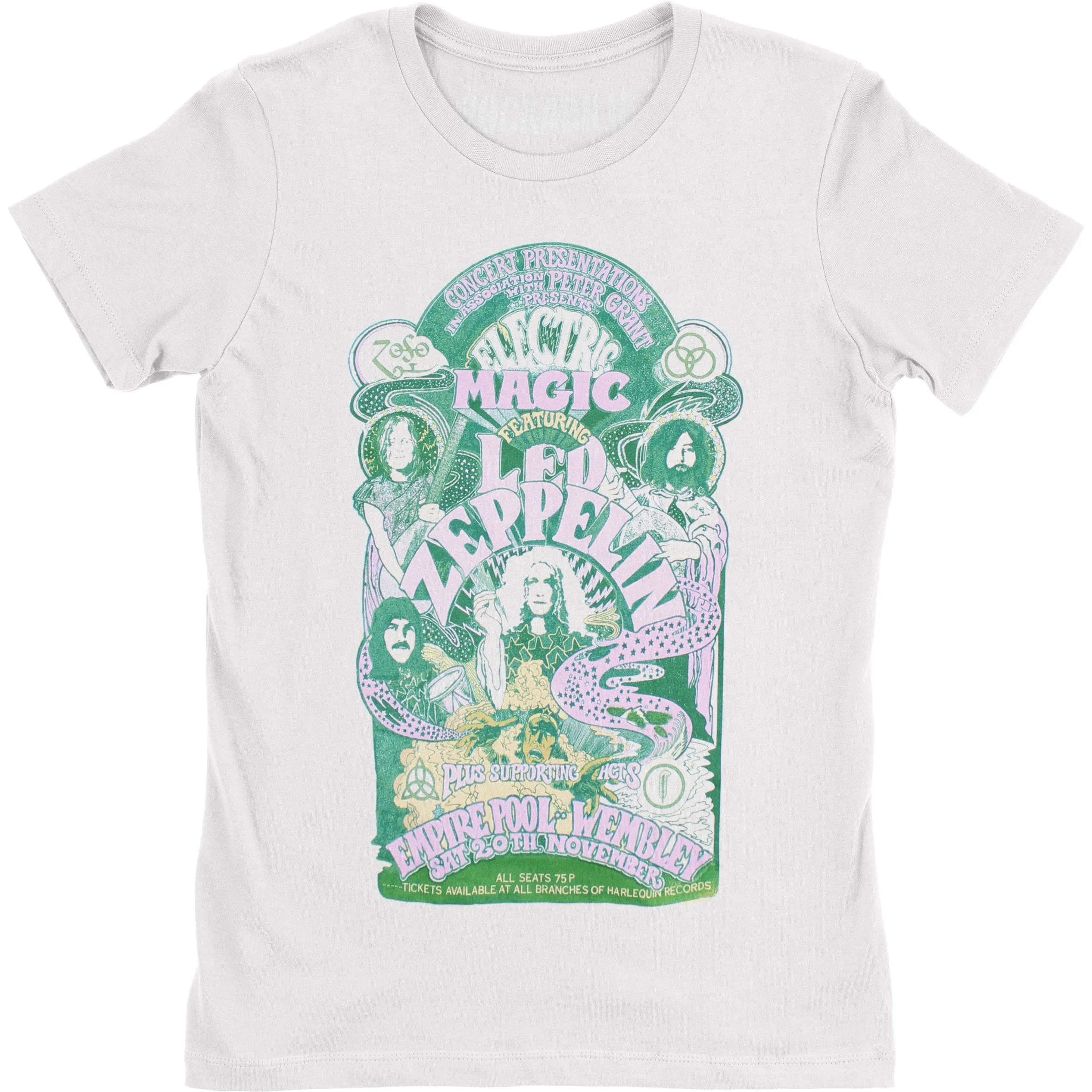 Electric Magic Ladies T-Shirt Junior Top sold by Rockabilia