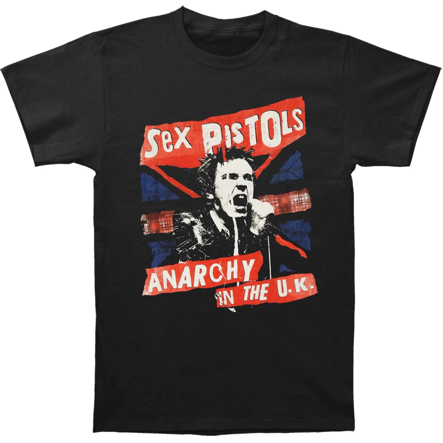 Anarchy In The UK Tartan T-shirt sold by Rockabilia