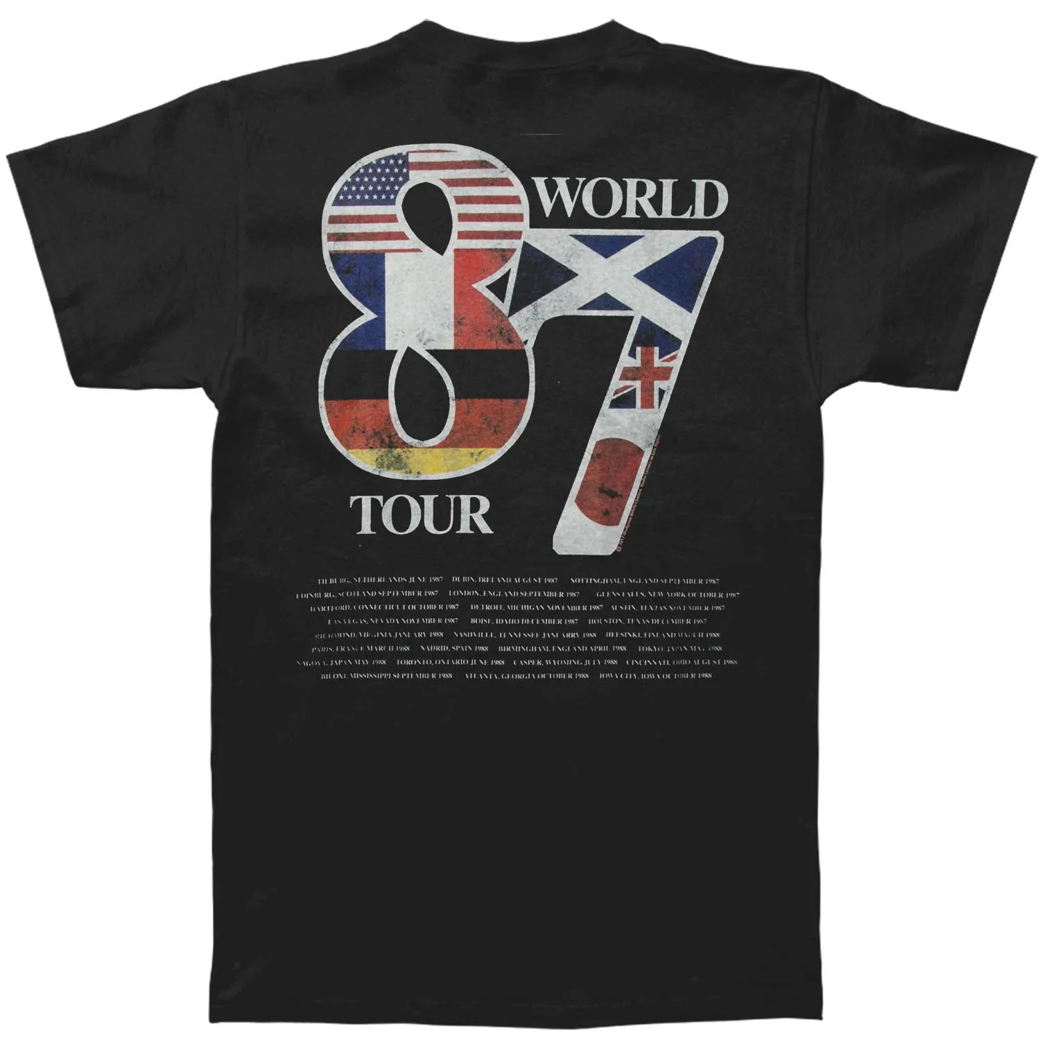 1987 Slim Fit T-shirt sold by Rockabilia product image thumbnail 2