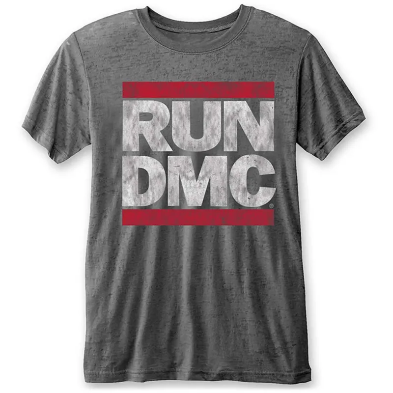 DMC Logo (Burn Out) Slim Fit T-shirt sold by Rockabilia