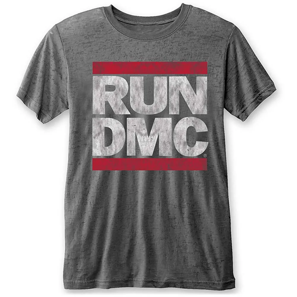DMC Logo (Burn Out) Slim Fit T-shirt sold by Rockabilia
