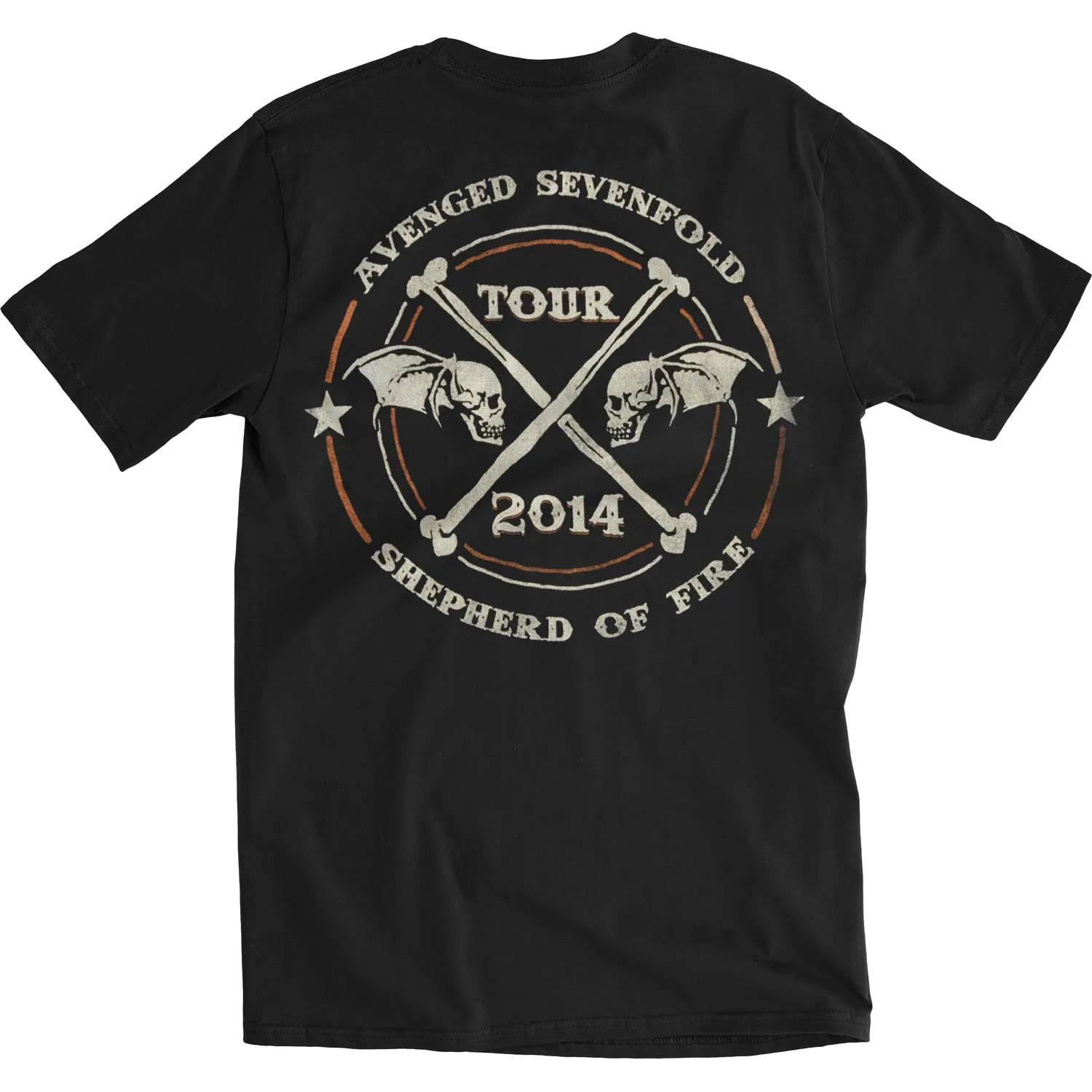 Crossing Over 2014 Tour Slim Fit T-shirt sold by Rockabilia product image thumbnail 2