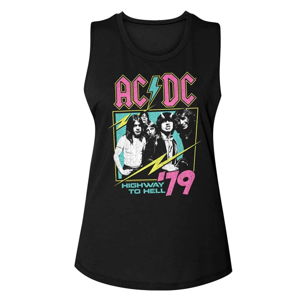 Neon Highway Womens Tank sold by Rockabilia