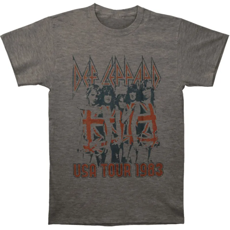 USA Tour 1983 Slim Fit T-shirt sold by Rockabilia
