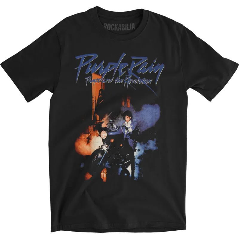 Purple Rain Slim Fit T-shirt sold by Rockabilia