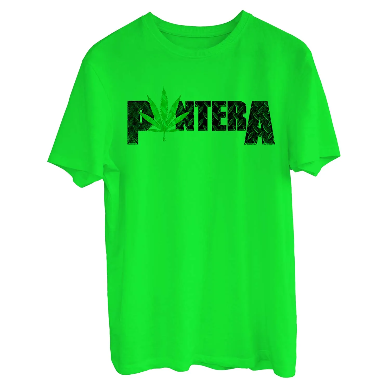 Pot Leaf Logo on Neon Green (Rockabilia Exclusive) T-shirt sold by Rockabilia