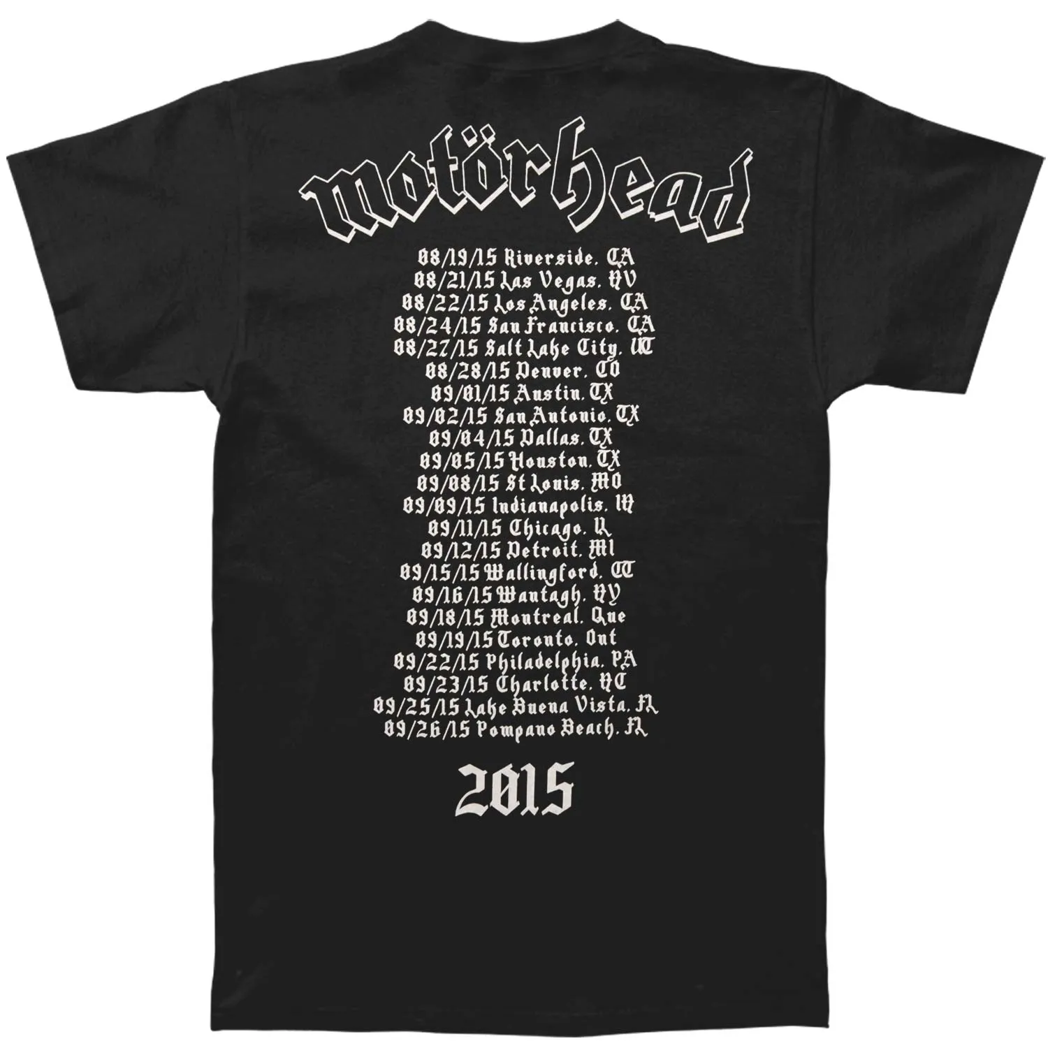 40th Anniversary 2015 T-shirt sold by Rockabilia product image thumbnail 2