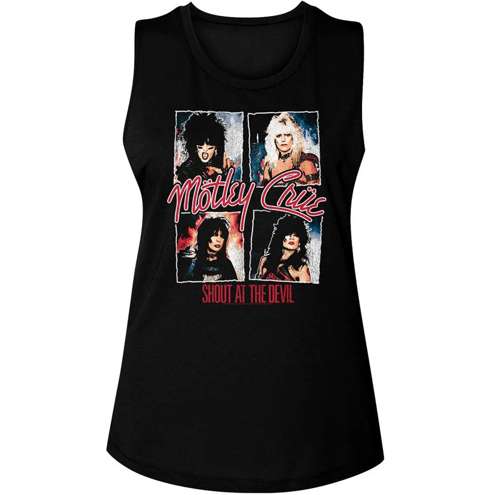 Shout At The Devil Womens Tank sold by Rockabilia