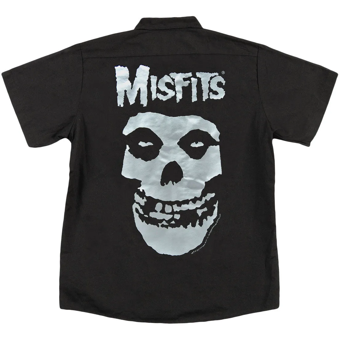 Skull Workshirt Work Shirt sold by Rockabilia product image thumbnail 2