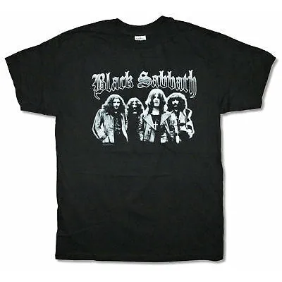 Greyscale Band Portrait T-shirt sold by Rockabilia