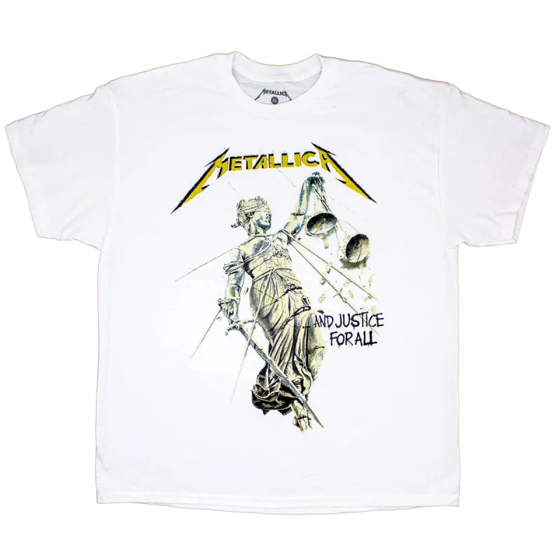 ...And Justice For All T-shirt sold by Rockabilia