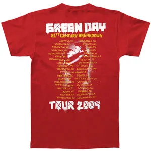 Kiss 2009 Tour City Info Seattle - Los Angeles T-shirt sold by Rockabilia product image thumbnail 2