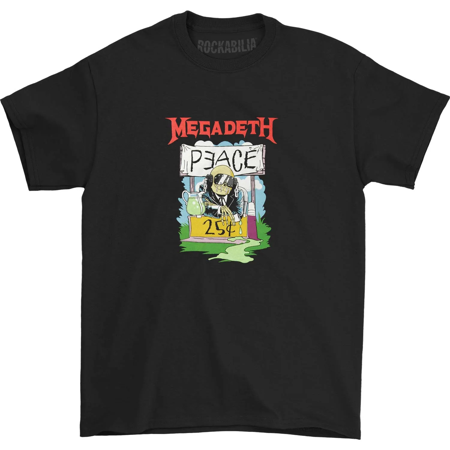 Megadeth Peace 25 Cents Youth Tee T-shirt sold by Rockabilia