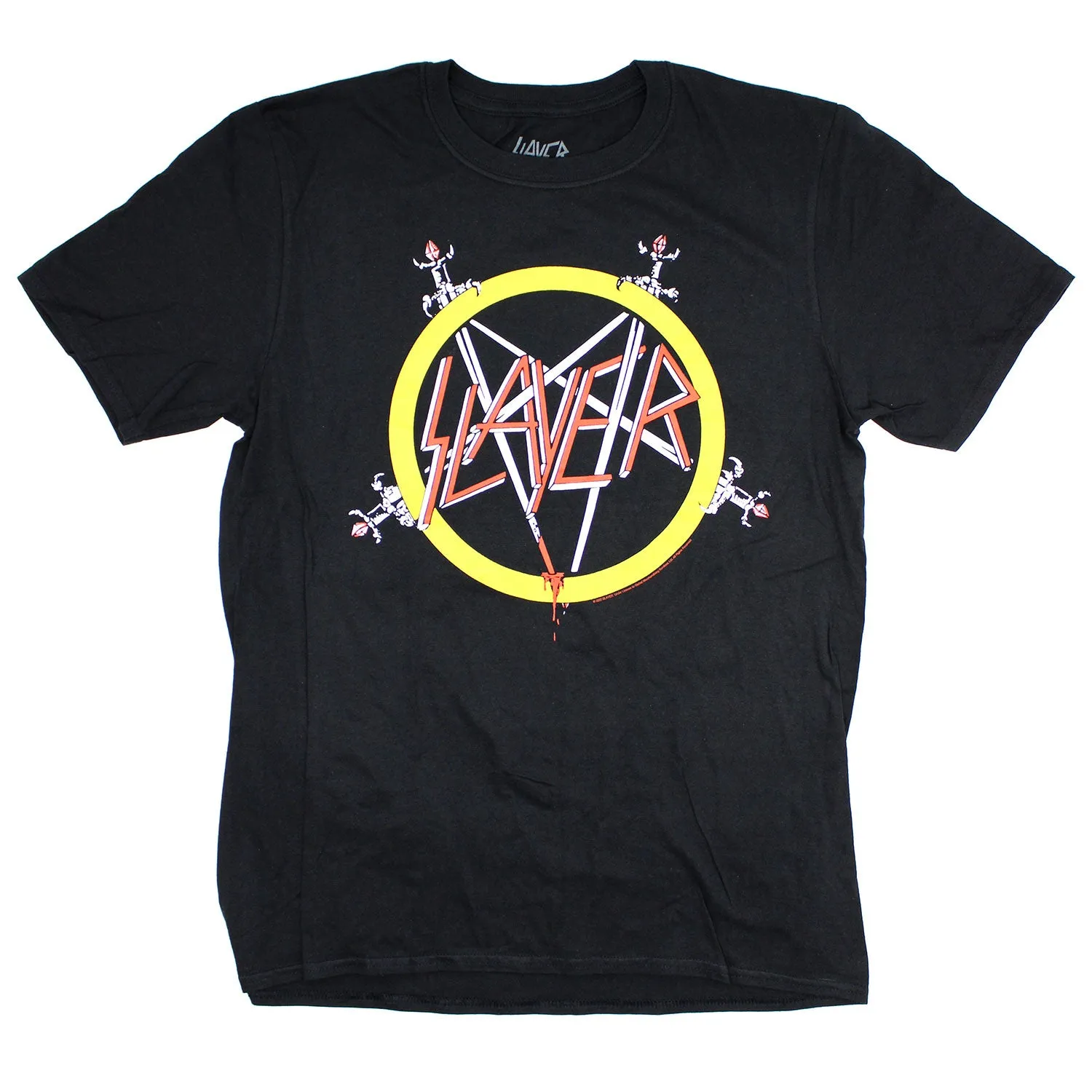 Swords Pentagram Logo T-shirt sold by Rockabilia