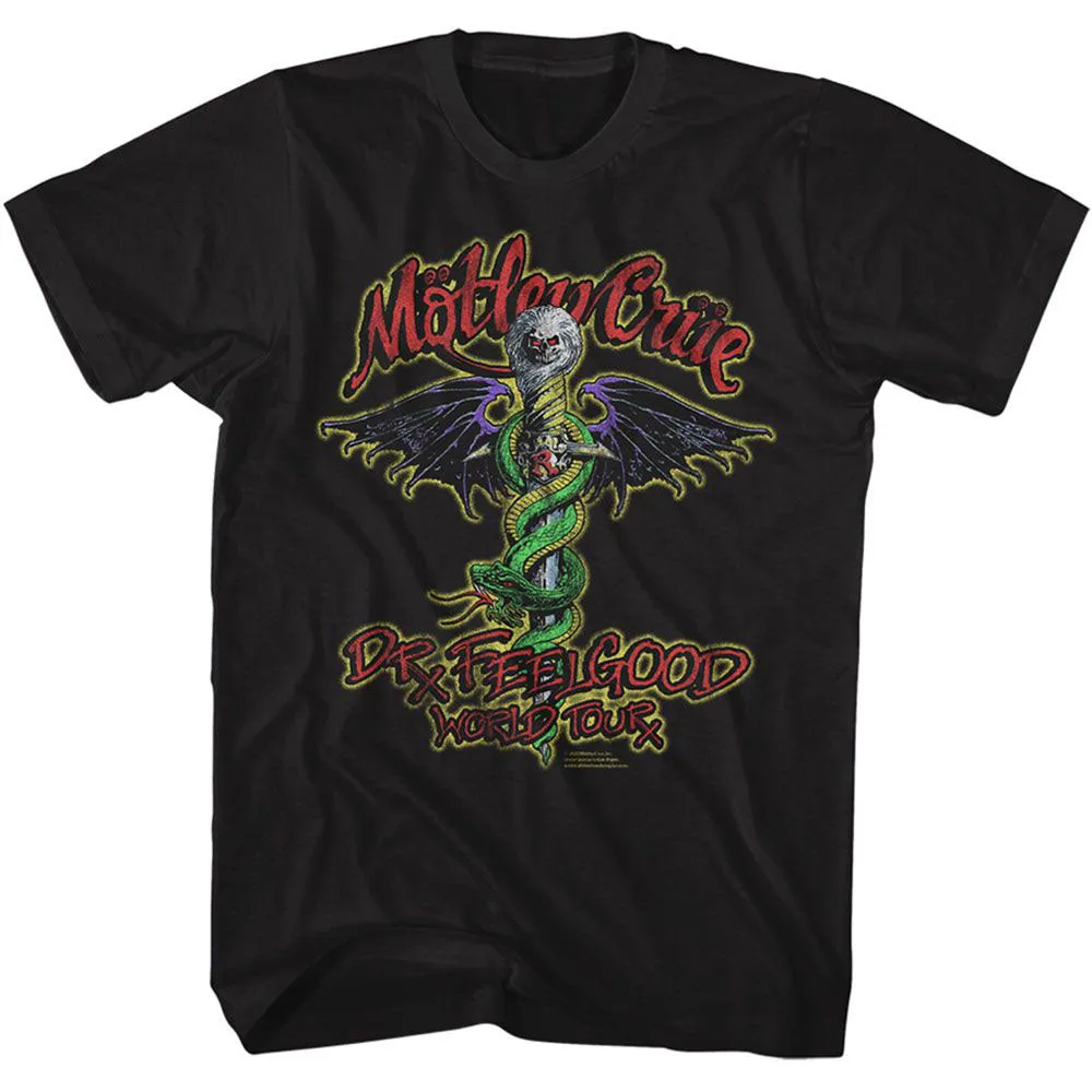 Motley Crue Dr Feelgood Tour T-shirt sold by Rockabilia
