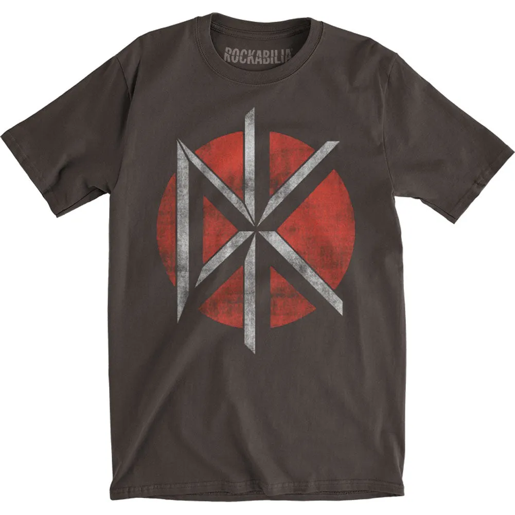 Distressed Logo Slim Fit T-shirt sold by Rockabilia