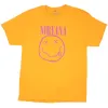 Pink Smile Face Logo (Import) T-shirt sold by Rockabilia