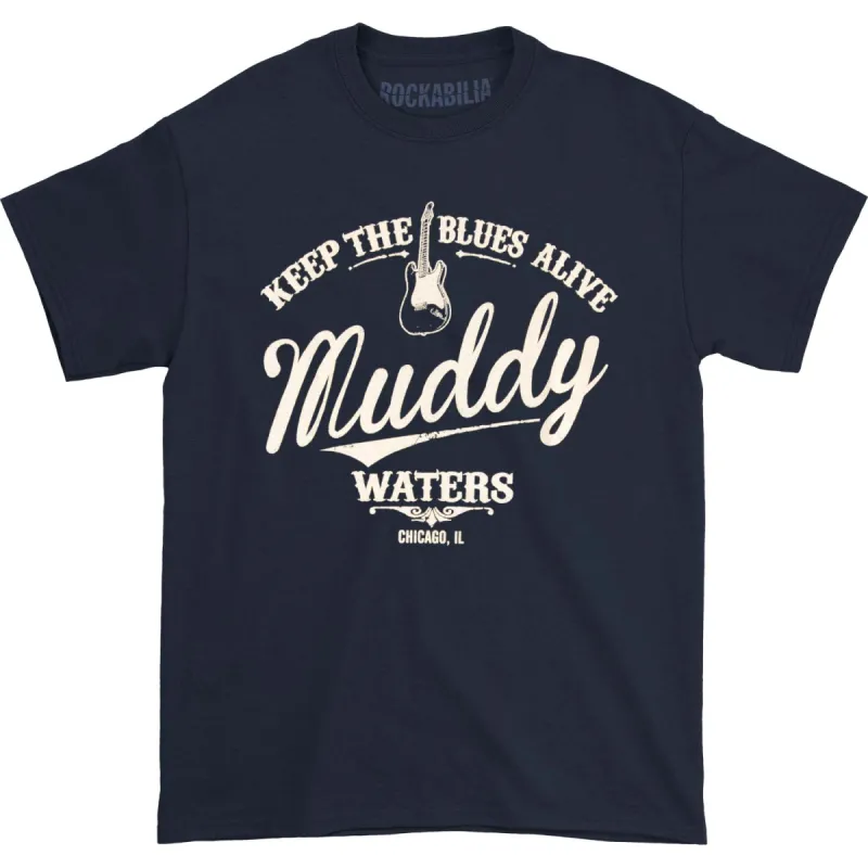 Keep The Blues Alive Slim Fit T-shirt sold by Rockabilia