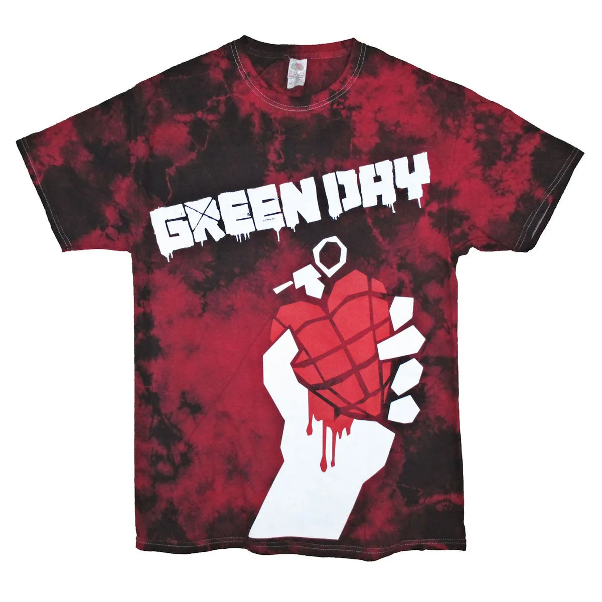 Grenade Tie Dye Tee Tie Dye T-shirt sold by Rockabilia