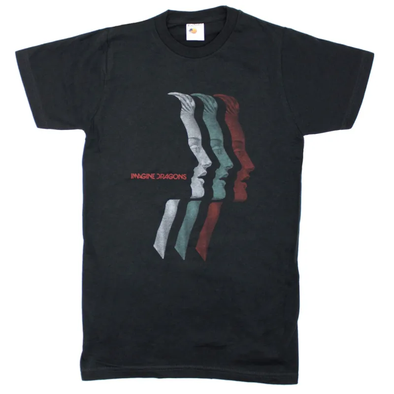 Triple Faces & Logo T-shirt sold by Rockabilia