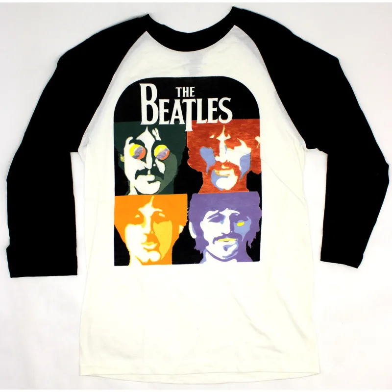 Posterized Faces Raglan Baseball Jersey sold by Rockabilia