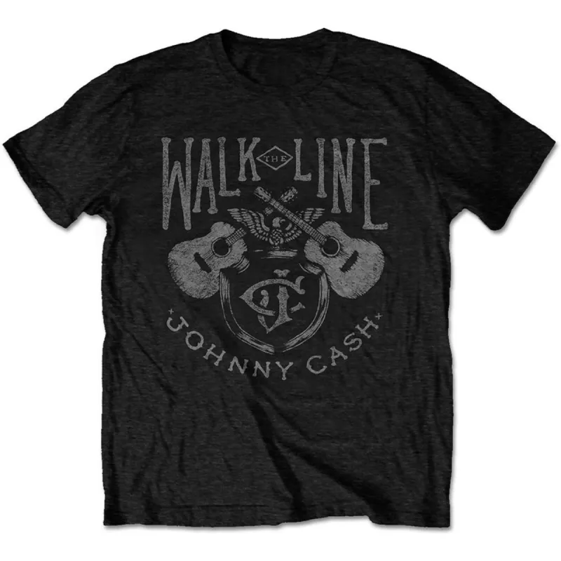 Walk The Line Slim Fit T-shirt sold by Rockabilia