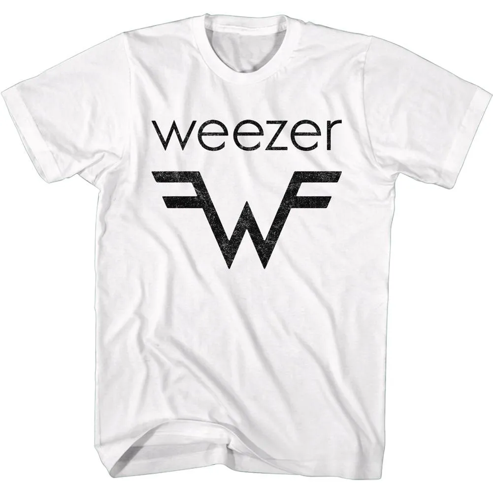 Weezer & W Logo T-shirt sold by Rockabilia