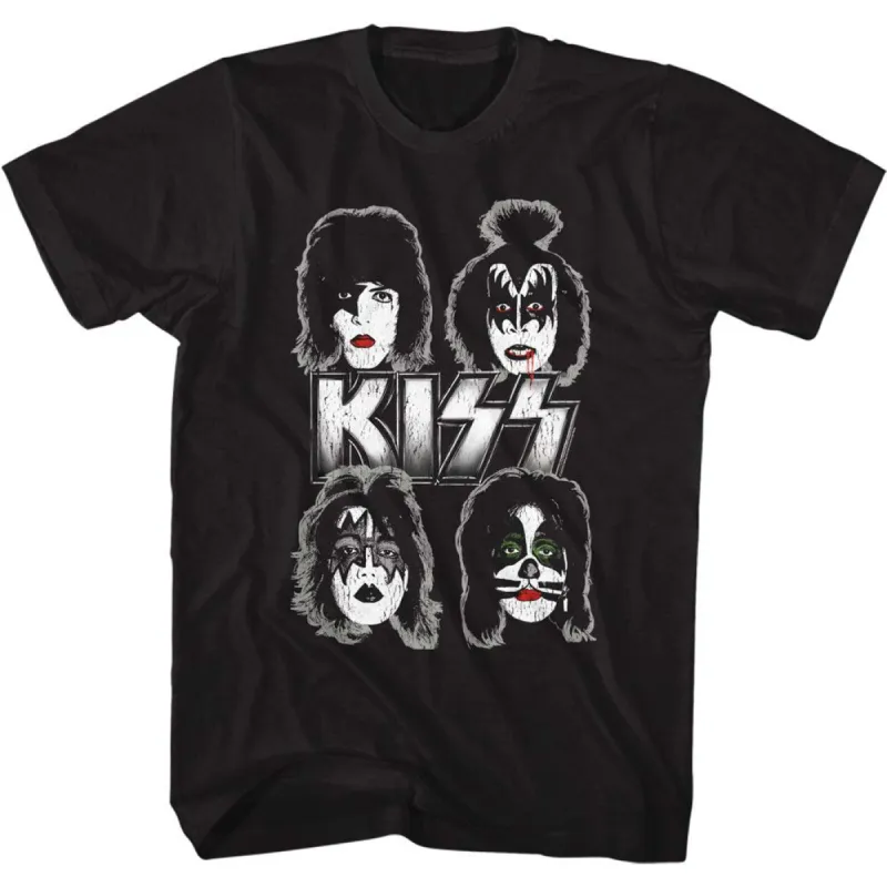 Band Faces T-shirt sold by Rockabilia