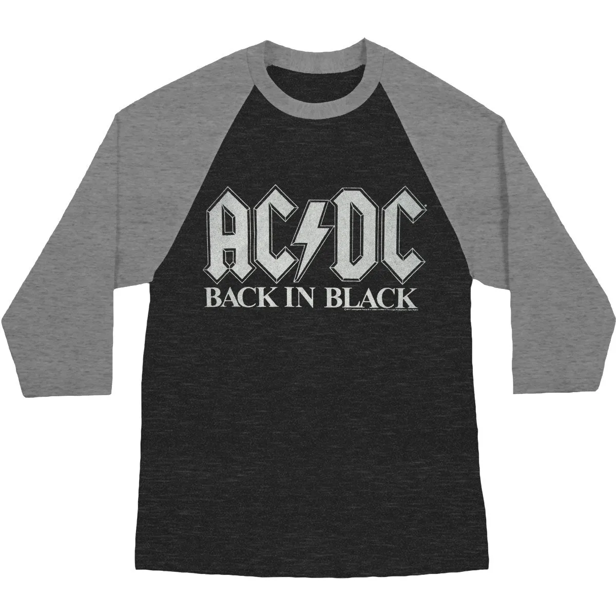 Back In Black Baseball Jersey sold by Rockabilia