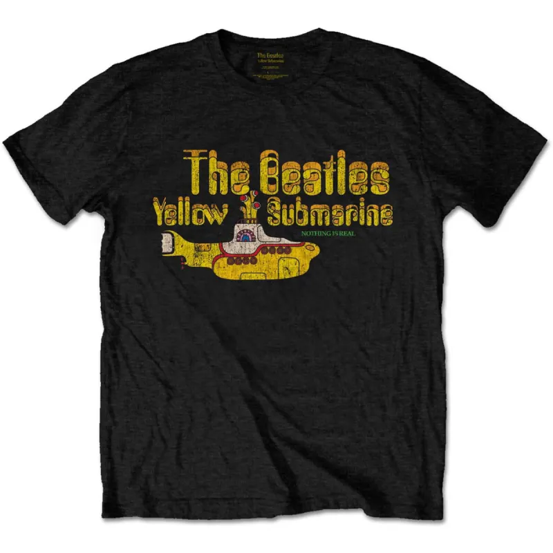 Nothing is Real Slim Fit T-shirt made by The Beatles