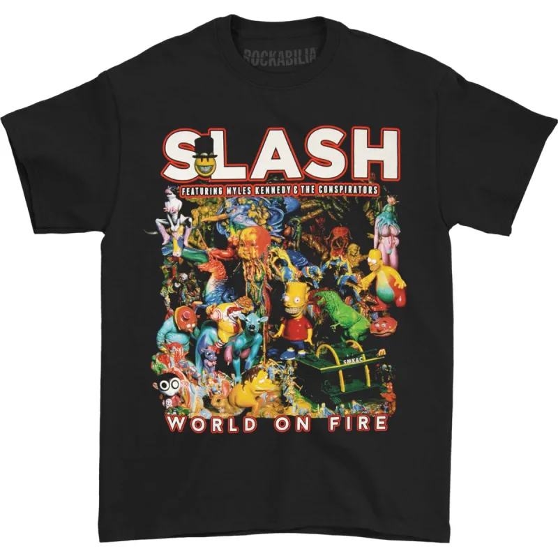 World On Fire T-shirt sold by Rockabilia