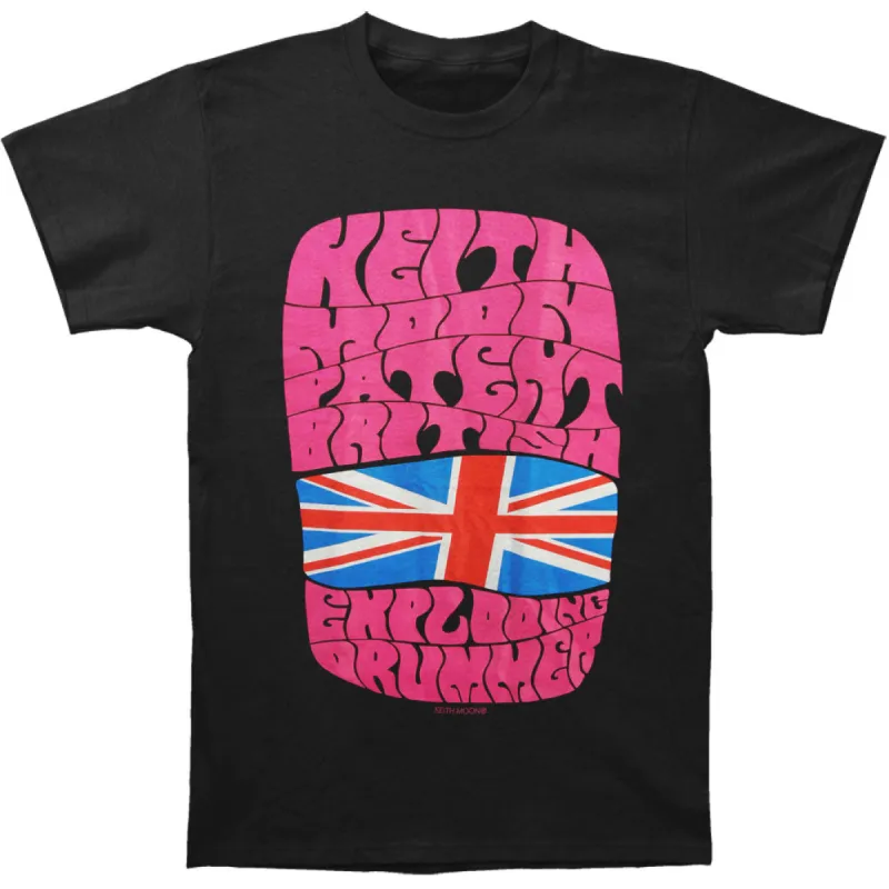 Keith Moon Exploding Drummer Slim Fit T-shirt sold by Rockabilia