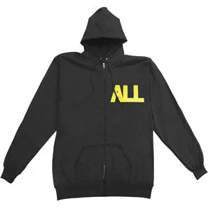 Allroy Zip-Up Hoodie Zippered Hooded Sweatshirt sold by Rockabilia